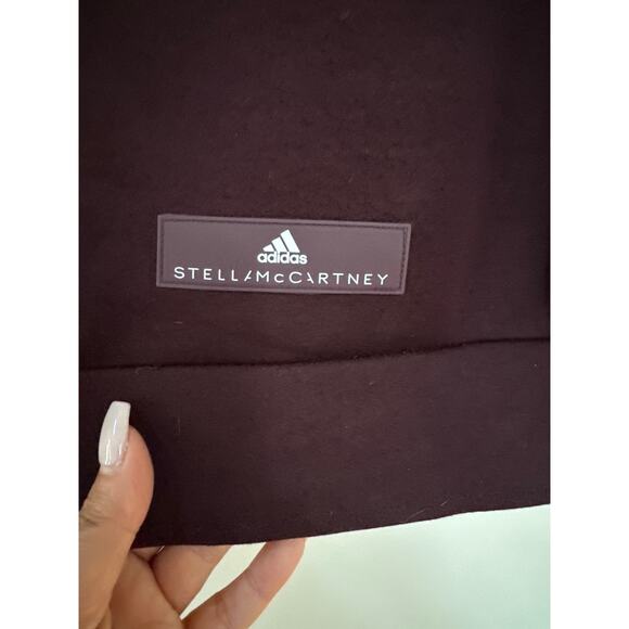 Adidas by Stella McCartney Hooded Full Zipper Red Maroon Jacket Size Small - Picture 5 of 6